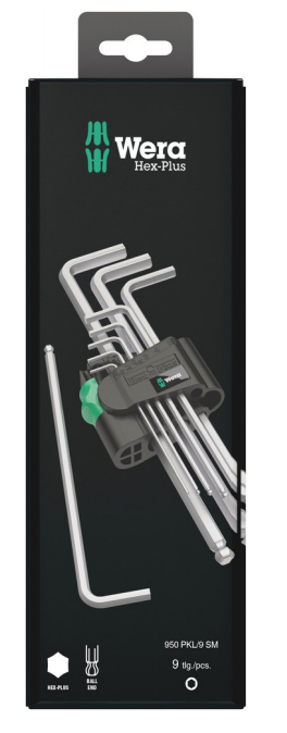 Wera 950/9 HEX-PLUS 1 SB / WERA VINKELNYCKELSATS 05073391001