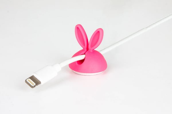 Miniatyrbillede 3 af 5: CABLE CANDY 49.CC013 kabelorganisator Skrivebord Kabelholder Brun, Sort, Grøn, Lyserød, Hvid 5 stk