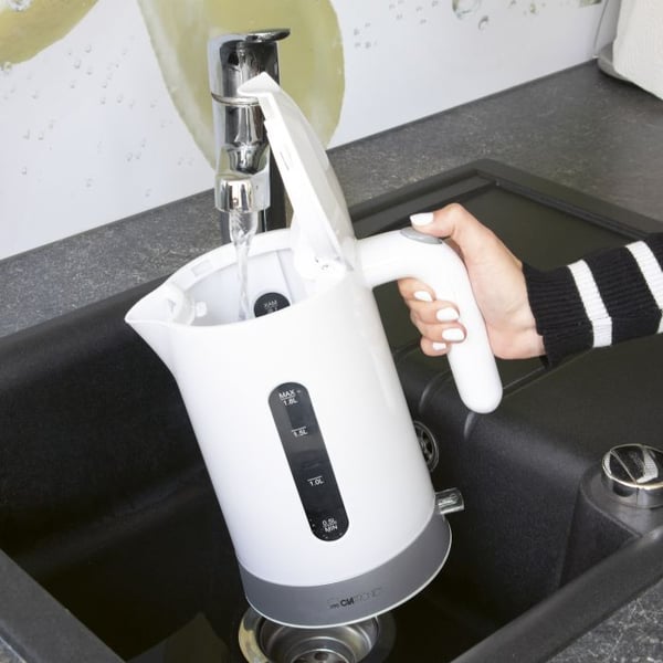 Miniatyrbild 2 av 2: Clatronic WK 3840 vattenkokare 1,8 l 2200 W Vit