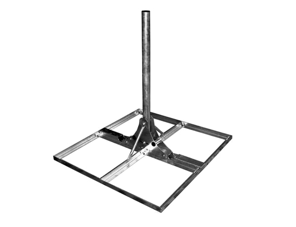 Triax 389375 satellitantenntillbehör Satinstål Galvaniserad metall