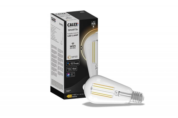 Miniatyrbillede 2 af 2: Calex 429113 LED-lampe Hvid 7 W E27 E
