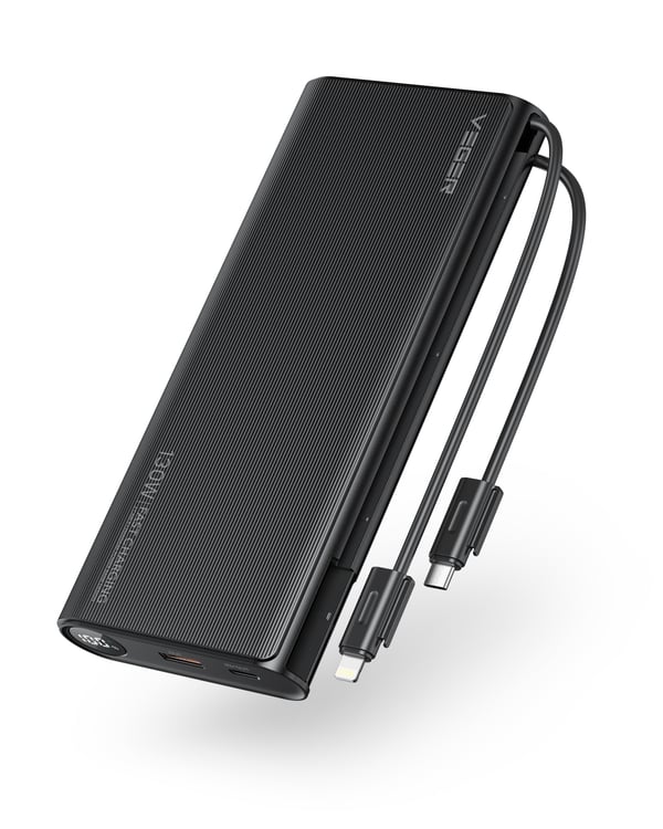 VEGER TC130 basstationer Litium-Ion (Li-Ion) 25000 mAh Svart
