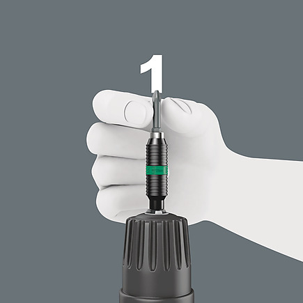 Miniatyrbillede 7 af 9: Wera 05073420001 skruetrækker bit-holder Rustfrit stål 25,4 / 4 mm (1 / 4")