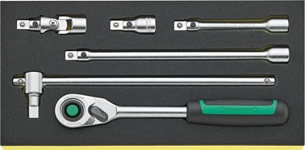 STAHLWILLE TCS 1/2 ZOLL-512/6 QR Topnøglesæt 6 stk
