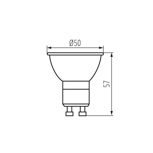 Kanlux S.A. 35247 LED-lampe Hvid 4000 K 7 W GU10 G