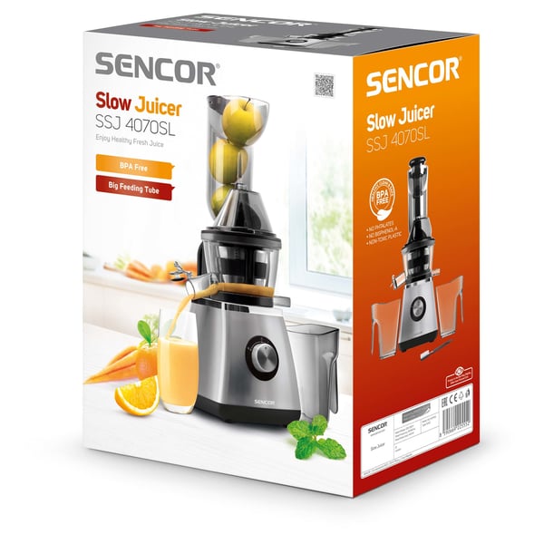 Miniatyrbillede 5 af 14: Sencor SSJ 4070SL Slow juicer 400 W Sort, Grå