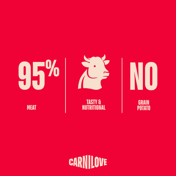Miniatyrbillede 4 af 9: CARNILOVE FREEZE DRIED Kat Snacks Bøf 40 g
