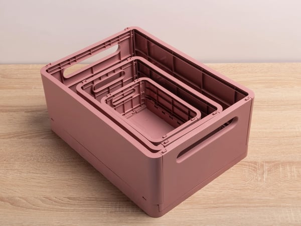 Miniatyrbillede 3 af 21: Exacompta 27038D opbevaringskasse Opbevaringsboks Rektangulær Polypropylen (PP) Rose