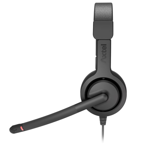 Axtel VOICE UC40 stereo USB-A Kuulokkeet Langallinen Pääpanta Toimisto/puhelukeskus USB A-tyyppi Musta