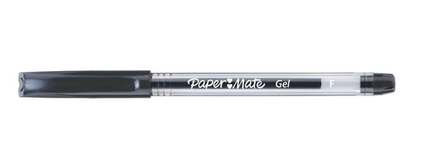 Miniatyrbild 2 av 2: Papermate 2084415 gelpennor Gelpenna med kork Svart 4 styck