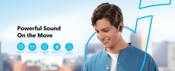 Soundcore R50i Kuulokkeet True Wireless Stereo (TWS) In-ear Traveling/Gaming/Sports Bluetooth Musta