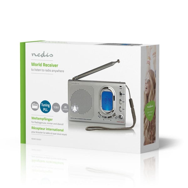Miniatyrbillede 3 af 8: Nedis RDWR1000GY radio Grå