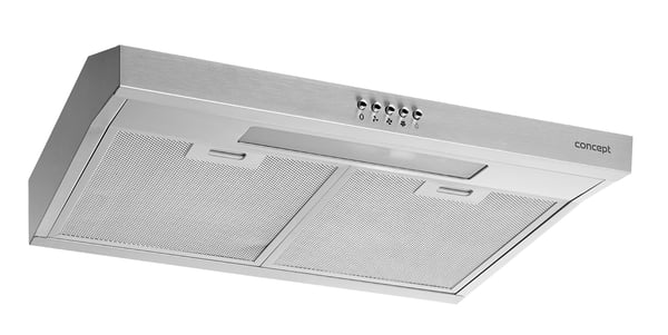 Miniatyrbillede 1 af 5: Concept OPP1260SS emhætte Indbygget under Rustfrit stål 136 m³/t