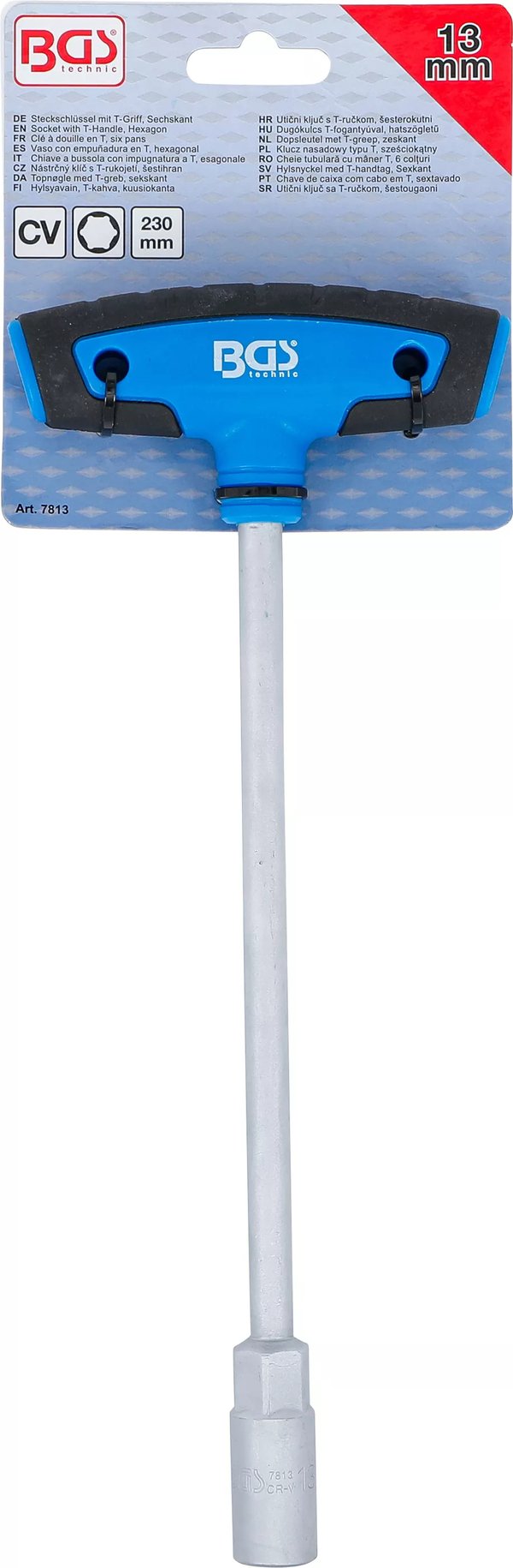 Miniatyrbillede 5 af 5: BGS technic Socket with T-Handle stikkontakt