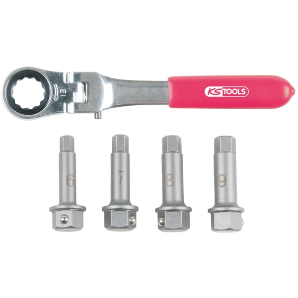 Miniatyrbillede 2 af 2: KS Tools 918.3500 manuel skruenøgle & sæt