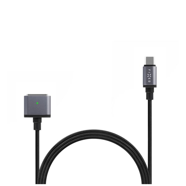 Pikkukuva 5 / 9: FIXED FIXD-MS3-GR USB-kaapeli USB 2.0 2 m USB C MagSafe 3 4,8 Gbit/s 140 W Harmaa