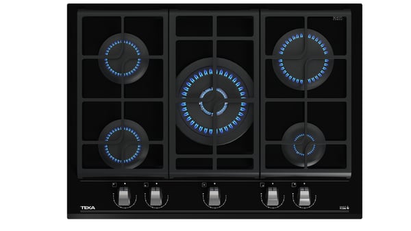 Teka GZC 75330 XBA Svart Inbyggd 70 cm Gas 5 zone(s)