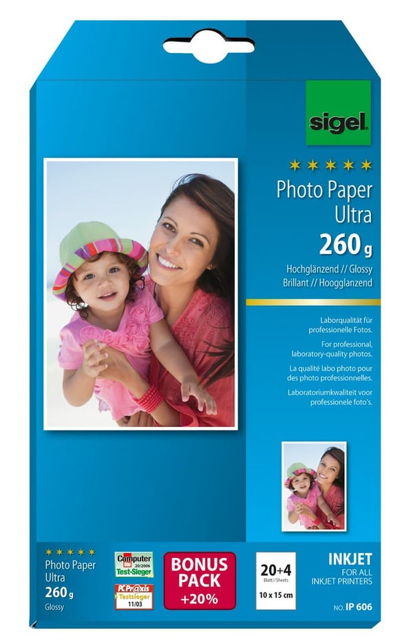 Sigel IP606 fotopapir Glans