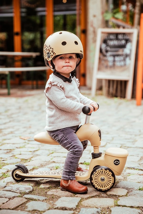 Scoot & Ride Highwaykick 1 Lapset Kolmipyöräinen potkulauta Beige