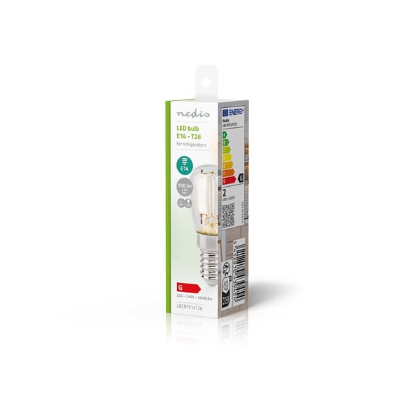 Nedis LBCRFE14T26 LED-lampor Vit 2700 K 2 W E14 G