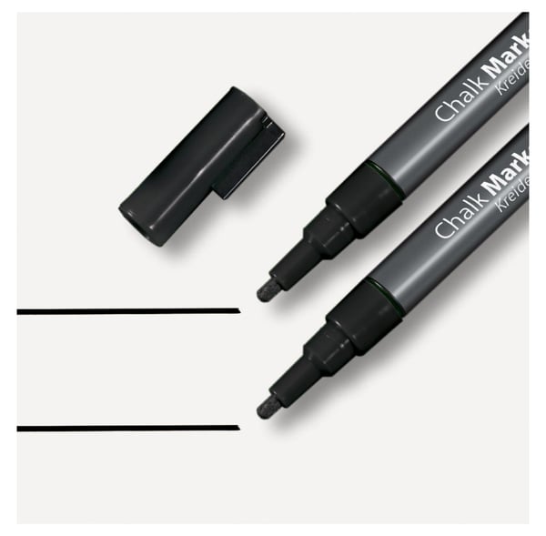 Sigel GL177 kritpenna Svart 2 styck