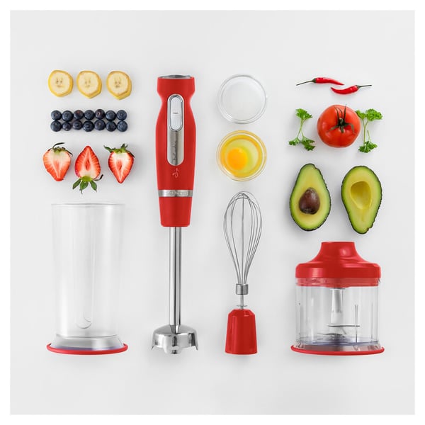 Miniatyrbillede 4 af 22: Sencor SHB 4464RD-EUE3 Nedsænkning blender 1000 W Rød