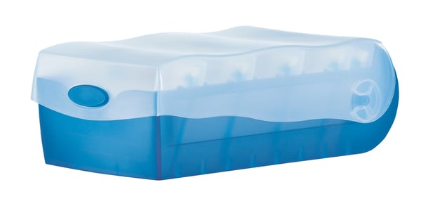 Miniatyrbillede 1 af 3: HAN Croco A8 fil opbevaring Plast, Polypropylen (PP) Blå, Hvid