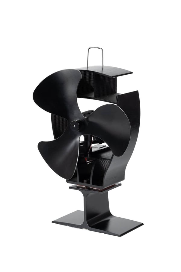 Eurom Kamin Vento Swing Sort Aluminium Kogeplade 270 m³/t