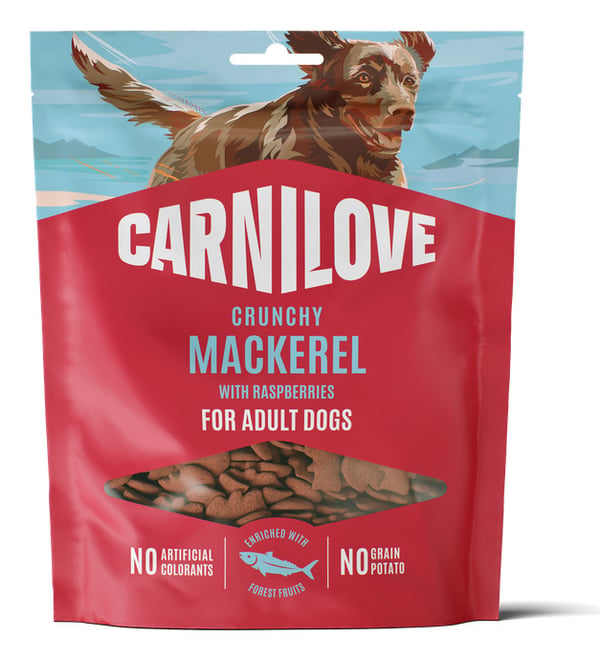CARNILOVE CRUNCHY Koira Välipala Makrilli 200 g