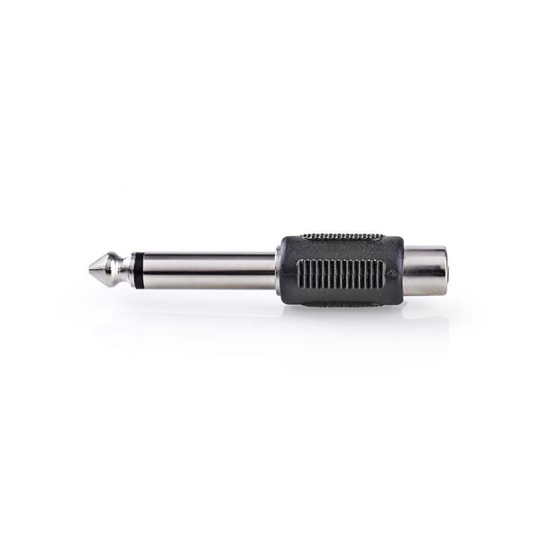 Nedis CAGB23935BK kabel kønsskifter 6.35 mm RCA Female Sort