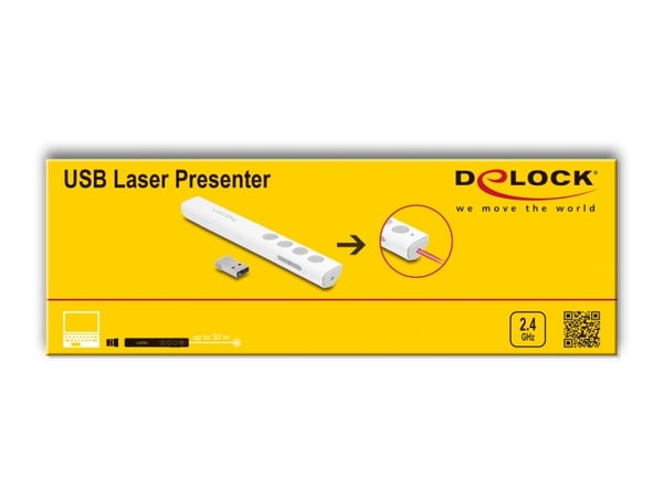 Pikkukuva 4 / 6: DeLOCK 64251 Wifi-esittelylaite RF Valkoinen