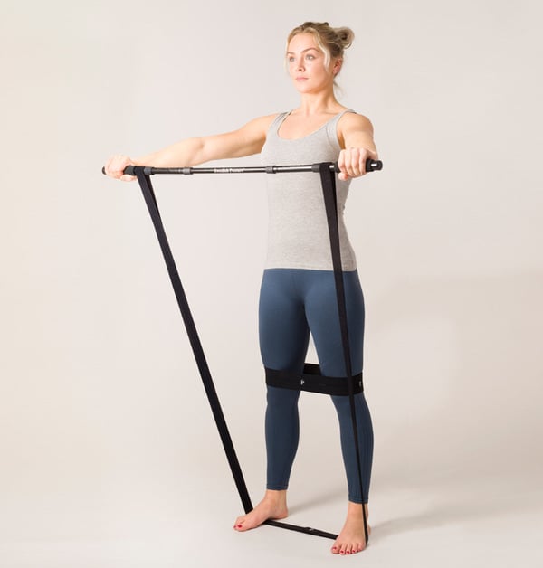 Miniatyrbillede 1 af 4: Swedish Posture 0307B0 motionsbånd Aluminium, Polyester Sort