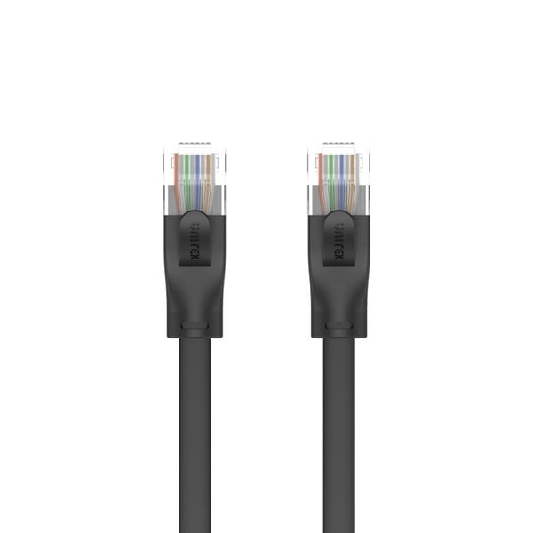 UNITEK C1813GBK netværkskabel Sort 15 m Cat6 U/UTP (UTP) Flad