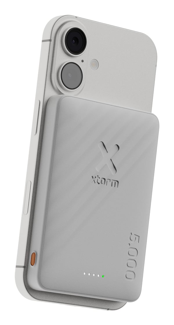 Xtorm XG2WPE057 powerbank Lithium polymer (LiPo) 5000 mAh Trådløs opladning Hvid
