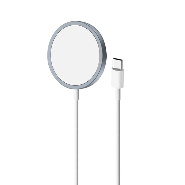 PURO CUSBCMAG1LBLUE oplader til mobil enhed Smartphone Blå USB Trådløs opladning Indendørs
