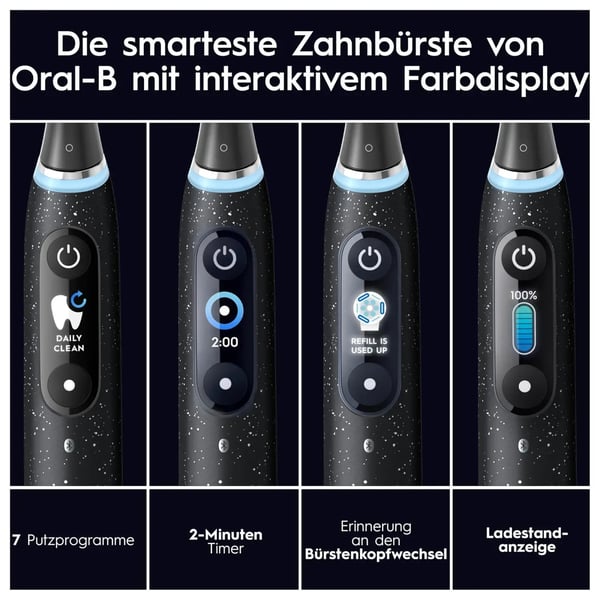 Oral-B iO iO10 Voksen Roterende tandbørste Sort