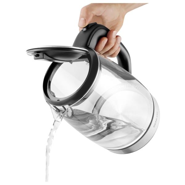 Miniatyrbild 4 av 7: Sencor SWK 2080BK vattenkokare 2 l 2200 W Svart, Transparent