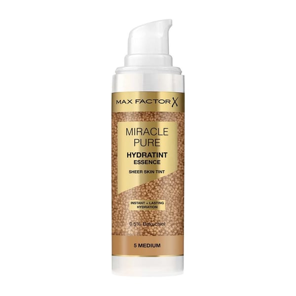 Max Factor Miracle Pure Hydratint Essence 30 ml Pumpeflaske Væske 5 Medium Max Factor Miracle Pure Hydratint Essence 30 ml Pumpeflaske Væske 5 Medium