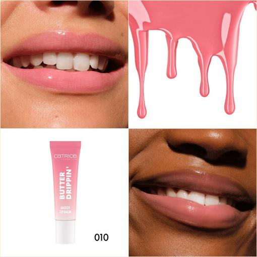 Miniatyrbillede 10 af 11: CATRICE Butter Drippin' Glossy Lip Balm læbepomade 010 Pink Lemon Squeezin Kvinder
