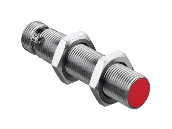 Leuze electronic IS 212MM/4NO-4E0-S12 fotoelektrisk sensor Rød, Sølv Metal
