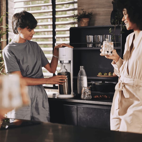 SodaStream Duo Rostfritt stål, Vit