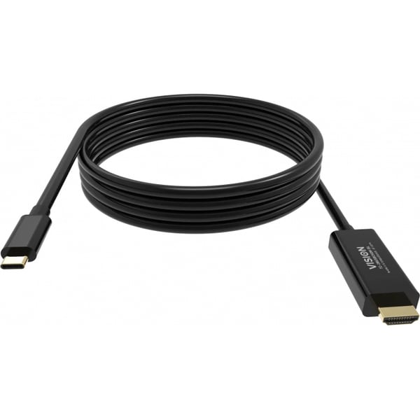 Pikkukuva 1 / 10: Vision-sovitinkaapeli - 24-nastainen USB-C (uros) DisplayPort (uros)