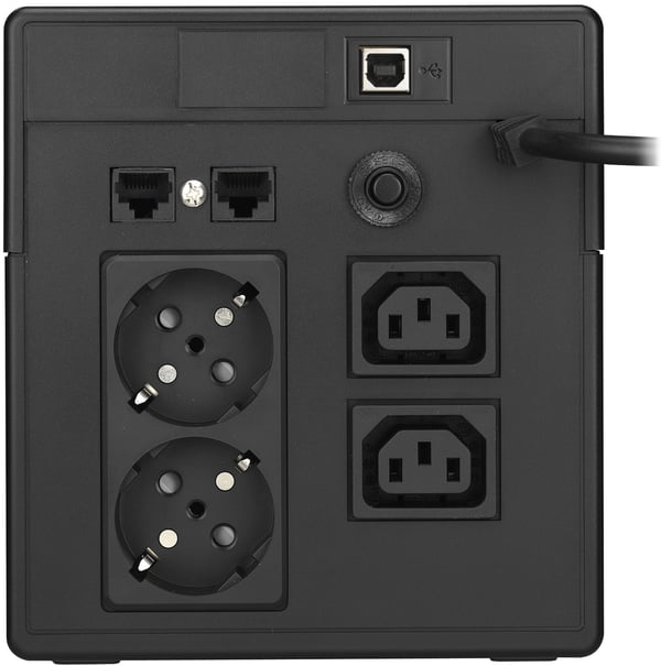PowerWalker VI 1000 LCD UPS-enhed 1 kVA 600 W 4 AC stikkontakt(er)