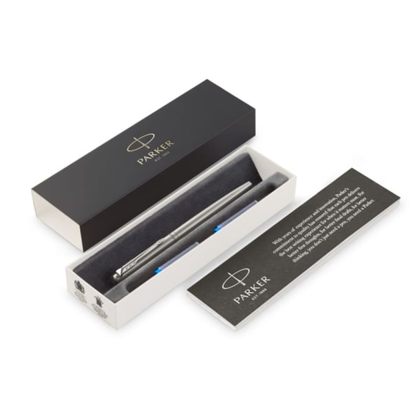 Parker Jotter reservoarpennor Svart, Krom 1 styck