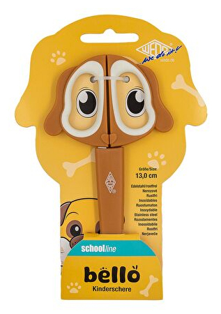 Miniatyrbillede 1 af 4: Wedo 736004 saks til kontorartikel Kunst & Håndværk sakse Lige snit Brun