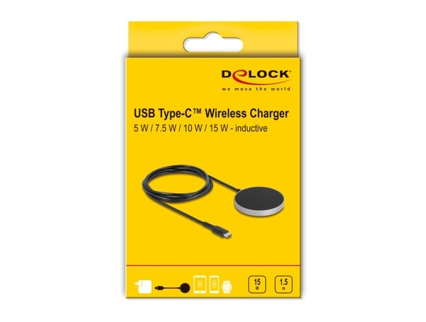 Delock Induktiivinen Latausalusta - 15 W - 1,25 A
