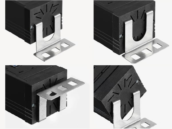 Miniatyrbillede 2 af 2: Bachmann 420.0017 stikdåse 2 m 4 AC stikkontakt(er) Indendørs Sort