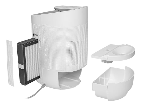 Concept OV1200 avfuktare 1 l 50 dB 45 W Silver, Vit