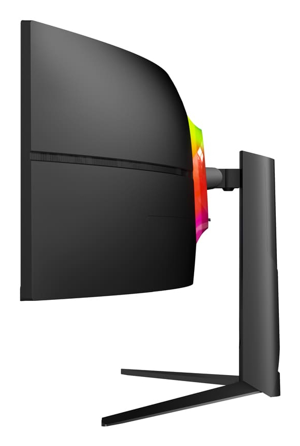 LC-Power LC-M49QCK tietokoneen litteä näyttö 124,5 cm (49") 5120 x 1440 pikseliä Dual QHD LCD Musta