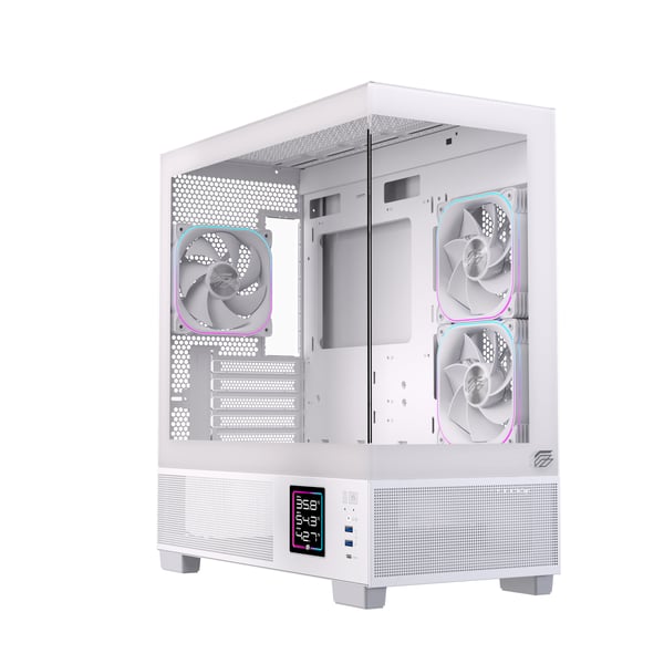 Miniatyrbillede 1 af 9: Einarex EXCS-SM-51DR-W computeretui Micro Tower Hvid